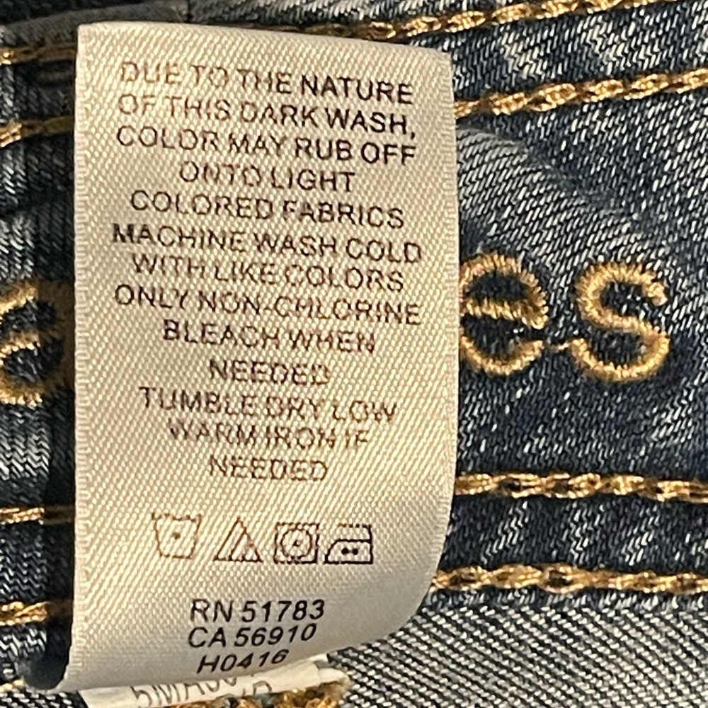 Maurices Denim with Brown Leather Accent - Picture 9 of 9